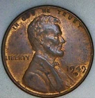 1949-D  1C Lincoln Wheat Cent UNC R/B 24ct0214-1