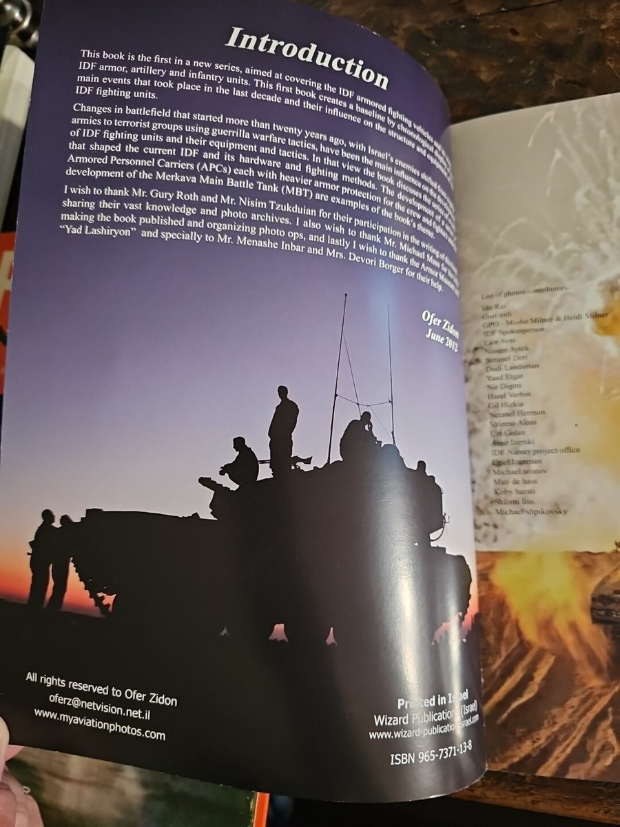 Israel's Front Line Armor By Ofer Zidon 2012 | eBay UK
