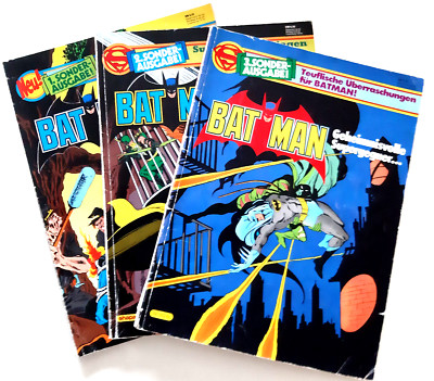 Batman Sonderausgabe Nr.1 bis Nr.3 von 1981-1983 Ehapa Verlag