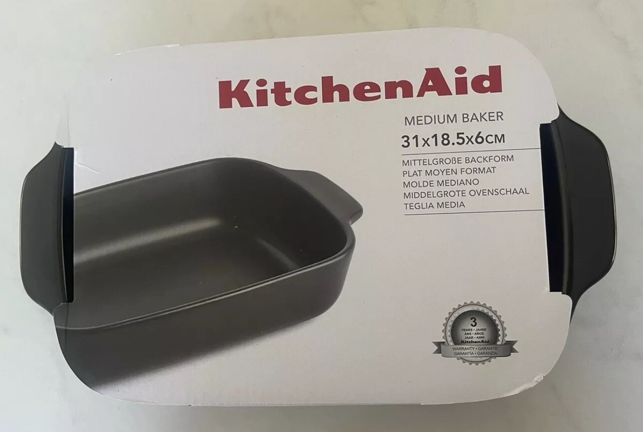 Kitchen Aid Coles Medium Baker Cooking Dish 31 x 18.5 x 6cm NEW eBay