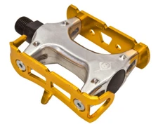 Origin 8 Track Pedals ANODIZED GOLD Fixed Track NEW!