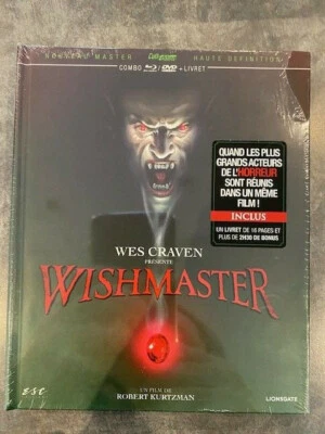 WISHMASTER - film en BLU-RAY zone B + DVD édition collector - Photo 1/2