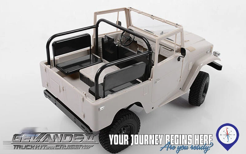 RC4WD Z-K0051 1/10 Gelande II Truck Kit 4WD Off Road with Cruiser Body Set - Image 4 of 4