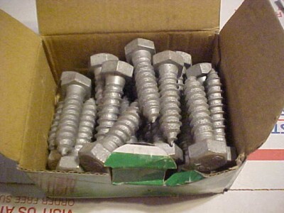 25 Pcs. HILLMAN Galvanized Lag Screws 1/2'' x 2'' With free shipping