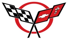 CHEVY VETTE  RED DECAL 3M STICKER MADE IN USA WINDOW CAR BIKE LAPTOP