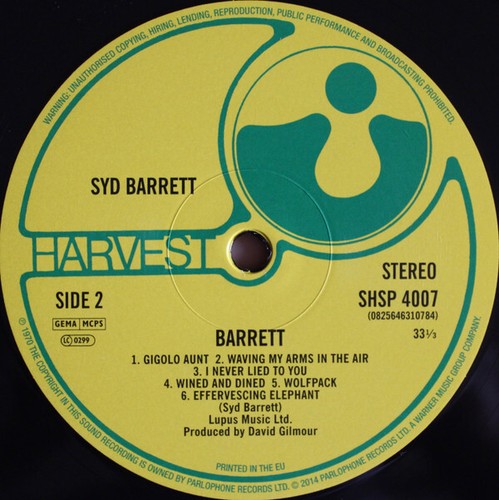 Syd Barrett - Barrett (LP, Album, RE, 180) (Mint (M)) - 3415055298 - Picture 4 of 4