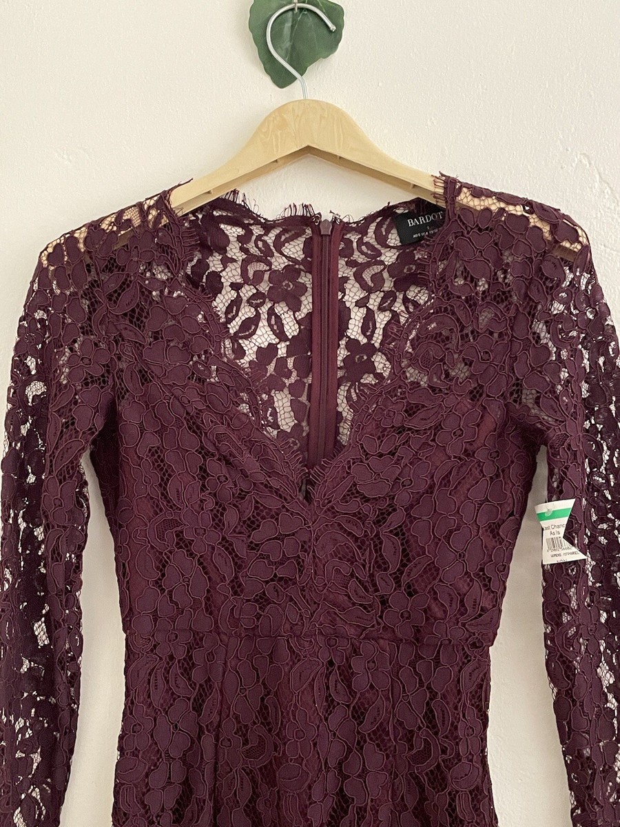 cream lace dresses Cream Eyelash Lace Overlay Mock Neck Mini Dress main image 1