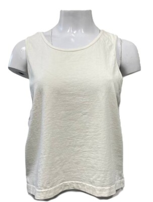OAK NYC Women's Bone Breathable Sleeveless Tank Top MT178 Size Large $55 NWT 