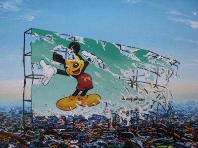 絵画 Jeff Gillette/Dismaland Roamcouch : Dismaland Castle (Jeff Gillette x Roamcouch