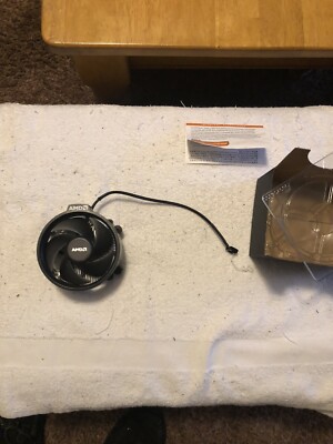 Cooling fan heatsink only for AMD Ryzen 5 5600X 4th Gen 6-core CPU