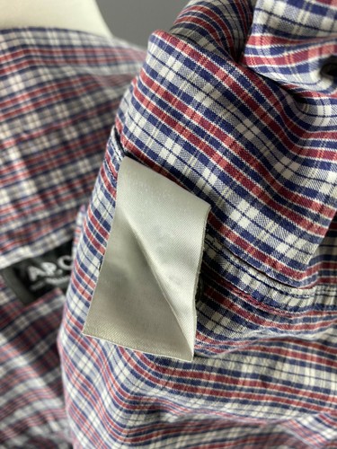 Hommes A.P.C. Chemise multicolore à manches longues vendre à carreaux boutonnés taille S