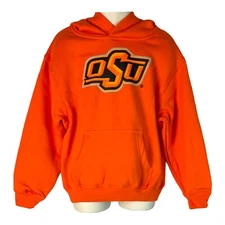 Gen 2 - Kids NCAA Oklahoma State Cowboys Fleece Hoodie - Orange - Medium (5/6)
