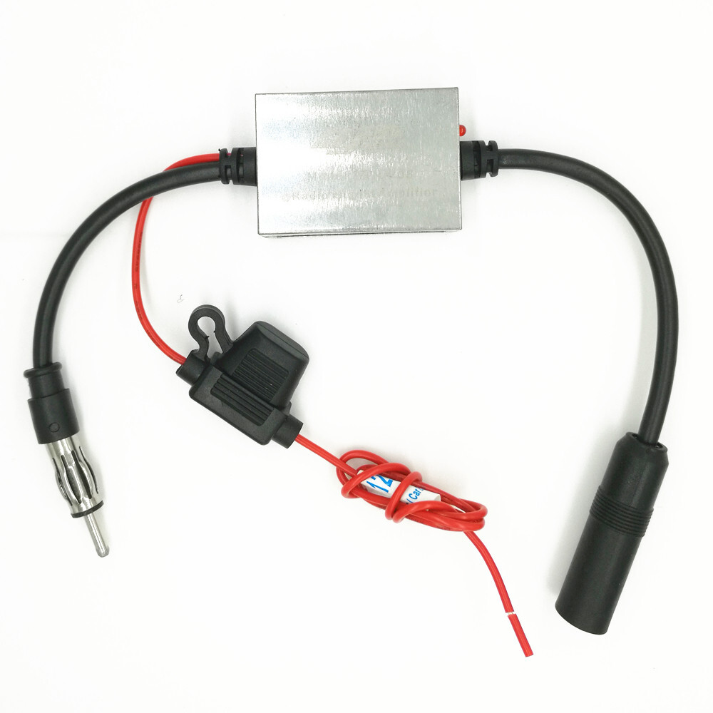 12V Car Stereo Radio FM Aerial Signal Amplifier Booster Adaptor Antenna