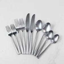 Hampton Silversmiths Stainless HSV10 Hexagon Handle 13 Pieces 2 Settings