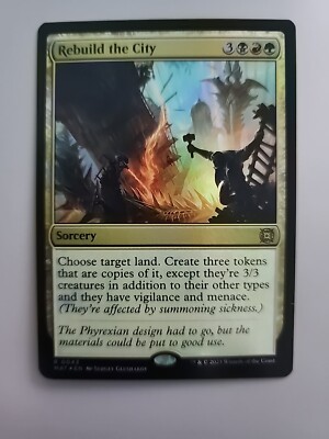 MTG Rebuild the City March of the Machine: The Aftermath 0043 Foil Rare