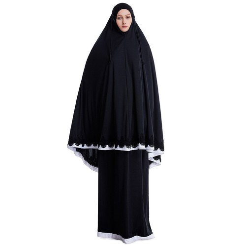 Ramadán Mujeres Khimar Vestido de Oración Kaftán Niqab Vestido Árabe Disfraces Islámicos - Imagen 206 de 315