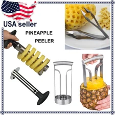 Pineapple Corer Slicer Eye Peeler Fruit Cutter Stainless Steel Kitchen Tools AAA