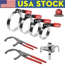7pack Sparkwhiz Red Oil Filter Wrench Set Adjustable 3-jaw Oil Filter Wrench 7pack Sparkwhiz Red Oil Filter Wrench Set Adjustable 3-jaw Oil Filter Wrench