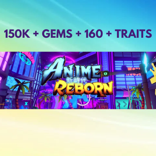  anime reborn 50k 200k gems 120 200 traits accounts ebay