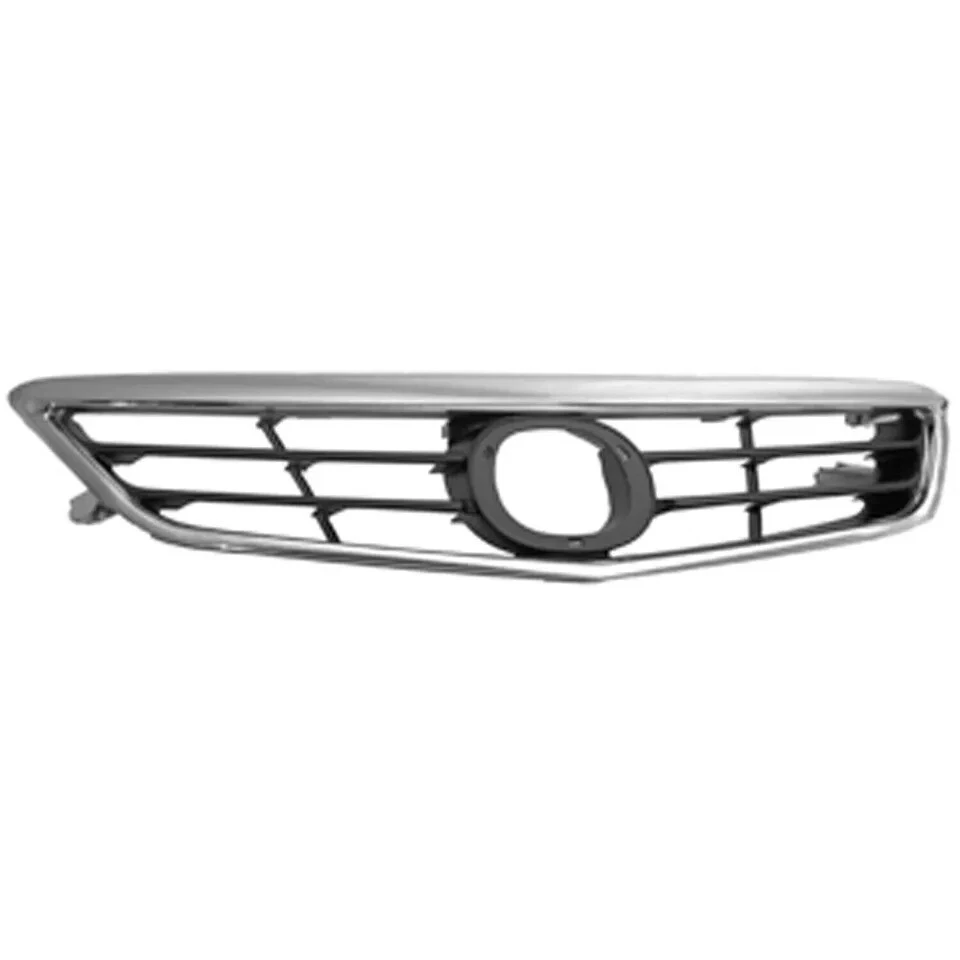 Front Grille Chrome & Black For 2000-2002 Mazda 626 Plastic MA1200164 - Image 2 of 2