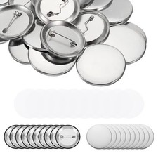 200PCS Button Making Supplies 1.7" Badge Parts for DIY Button Maker Crafts