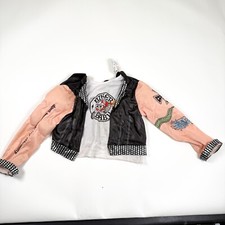 Rubie's Child's Muscle Man Biker Costume Medium Top Shirt Only