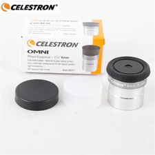 Celestron 1.25" 6mm Focal Length Omni Eyepieces for Astronomical Telescopes