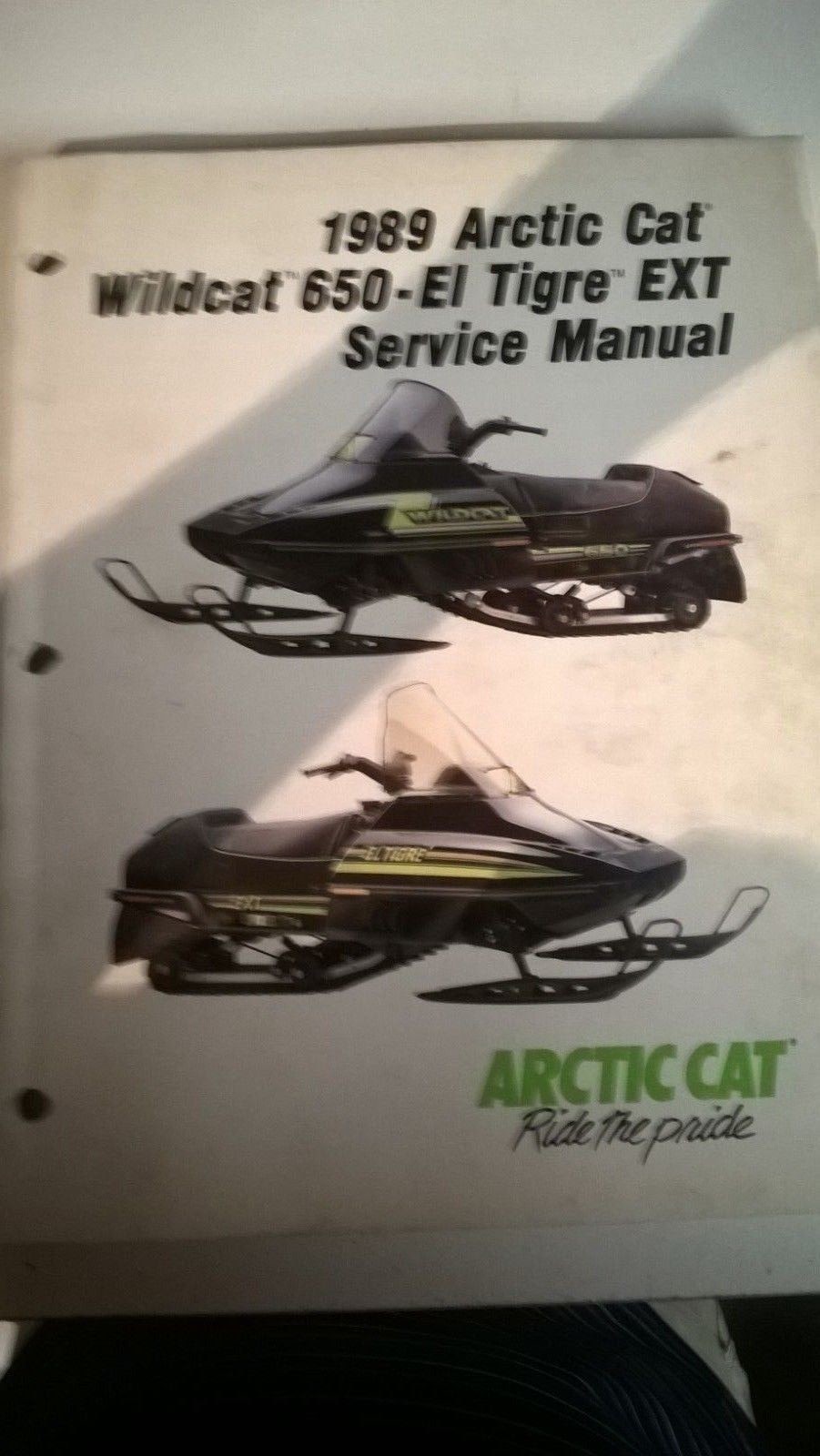 Buy 1989 Arctic Cat Wildcat 650 & El Tigre EXT Service Repair Manual #  2254-499 online | eBay