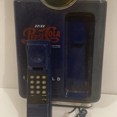 Pepsi Cola Vending Machine Telephone Phone Nostalgic