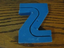 Playskool Sesame Street Alphabet Roadway Replacement Letter Z    # UP CO HW 86