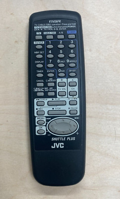 JVC Shuttle Plus (MBR) Remote Control: TV/Cable/DBS