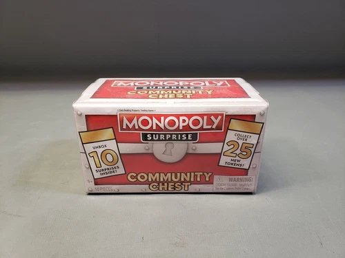 Monopoly Surprise Red Community Chest New Sealed