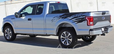 Route Rip 2015 2018 Ford F 150 Truck Stripe Package Graphic 3m Kit Wet Install Ebay