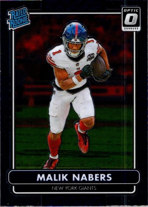 Malik Nabers 2024 Donruss Optic 2014 Retro Series Rookie Card #5 - Giants