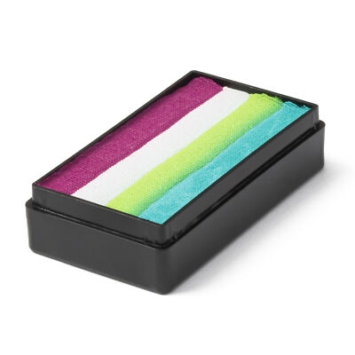 Rainbow Glow - Global Colours 25g, Colore UV Magnetic One Stroke Per Body Art E Face Painting