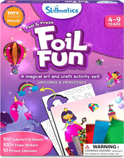Art  Craft Activity - Foil Fun Unicorns  Princesses,No Mess Art for Kids-Craft