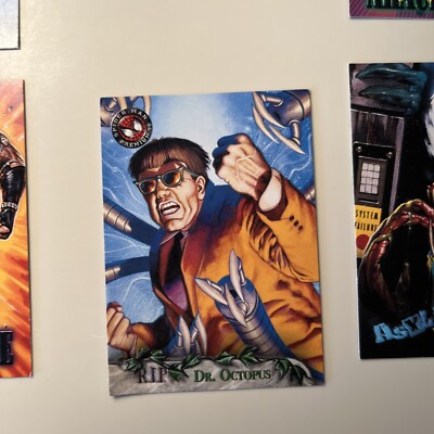 1996 Spider-Man Premium Fleer/Skybox Trading Cards Lot Of 8 #4,11
