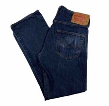 Levi’s 501 Men’s Dark Wash Jeans Measure 34x30 Marked 34x34