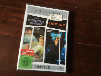 Hitchcock : Das Fenster zum Hof / Vertigo [2 DVD] NEU OVP James Stewart