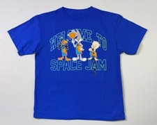 NEW Boy's Youth Space Jam Bugs Daffy Porky Short Sleeve Cotton T-Shirt M 10/12