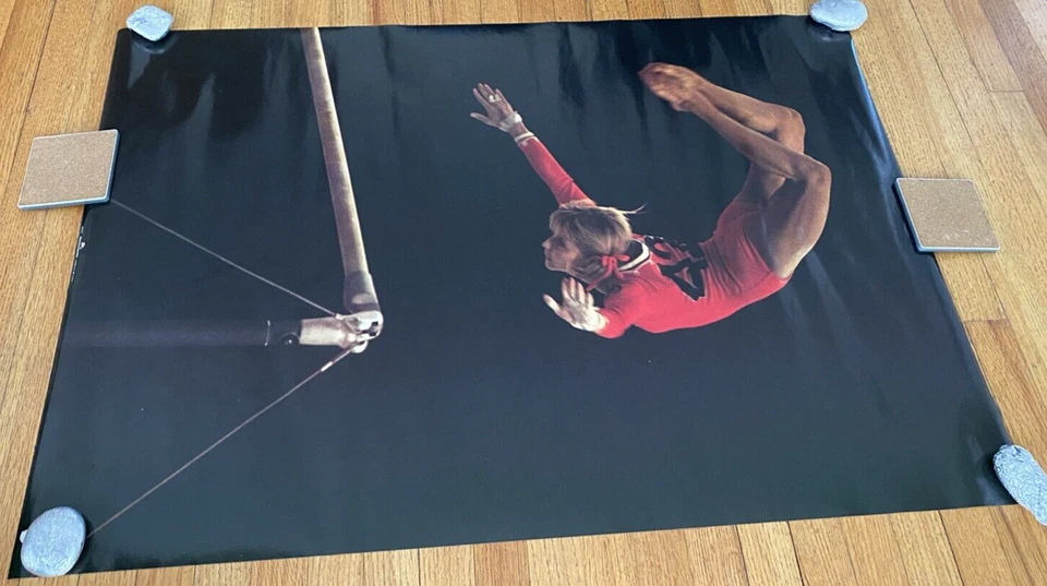 Rare 1980's Olga Korbut Performs Korbut Flip Original Poster 25.5"x 38.5" #5 - Image 4 of 4