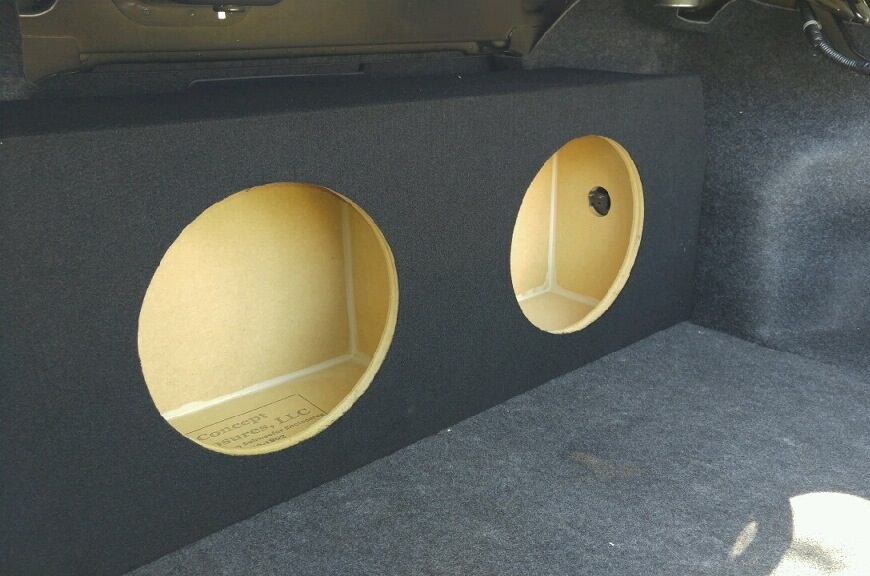 For a 2015+ Chrysler 200 Custom Sub Box Subwoofer Speaker Enclosure