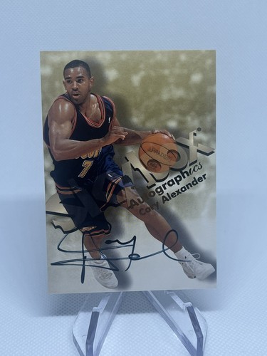 Cory Alexander 1998-99 SkyBox Premium Autogramm #3 Denver Nuggetst