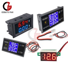 DC 50V 5A 100V 10A Voltage Current Power Meter Digital LCD Voltmeter Ammeter