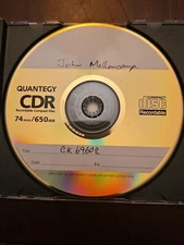Quantegy CDR John Mellencamp Cd CK 69602