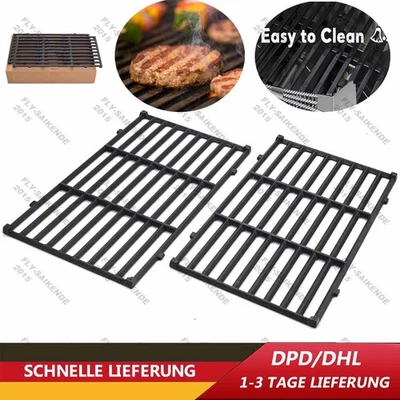 FLY-SAIKENDE2015 44,5 x 26cm Grillrost Gusseisen für Weber Spirit I & II E210,E220,S210,S220 DHL