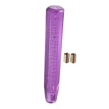 Gear Shift Knob Stick, 30cm Faux Crystal Transparent Bubble Gear Shifter Purple