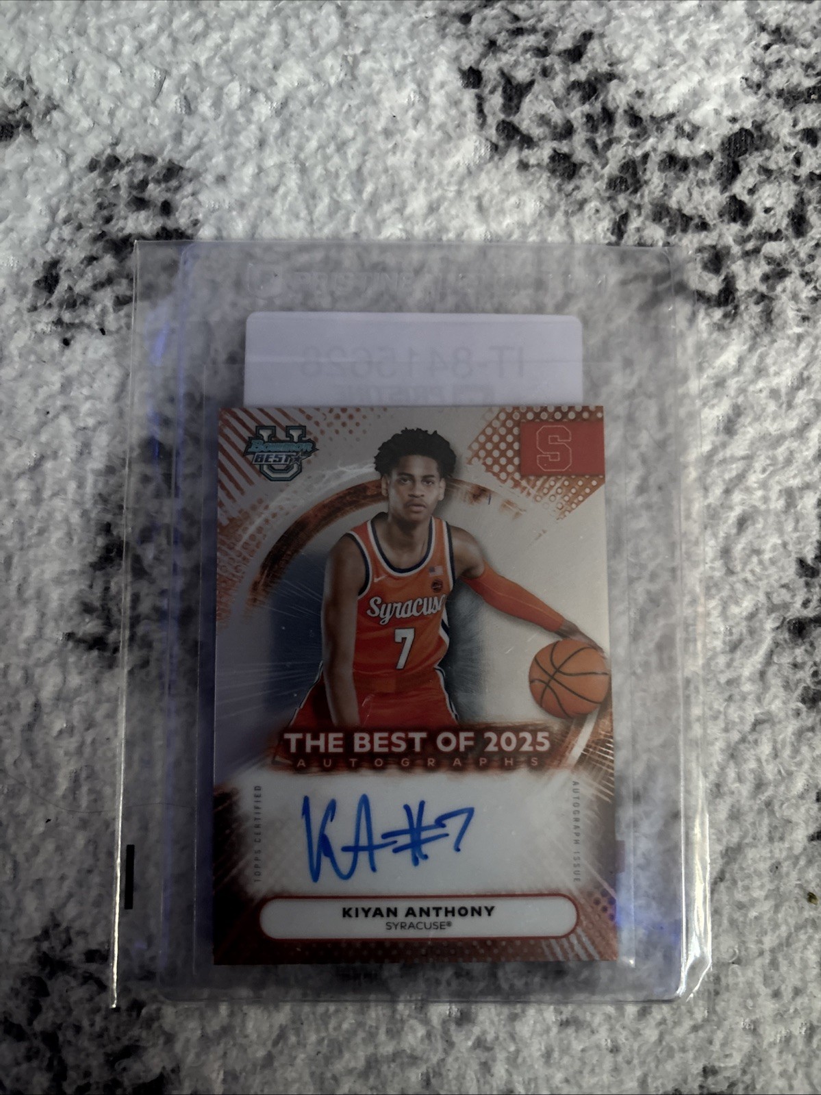 2025-26 Bowman University Best - Best of 2025 Autographs Kiyan Anthony