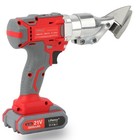 21 Volt 15 Gauge 3,000-SPM Off-Set Metal Shears Swivel Head Cordless 2 Batteries — photo 7