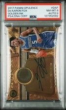 2017 PANINI OPULENCE GOLDEN INK DE